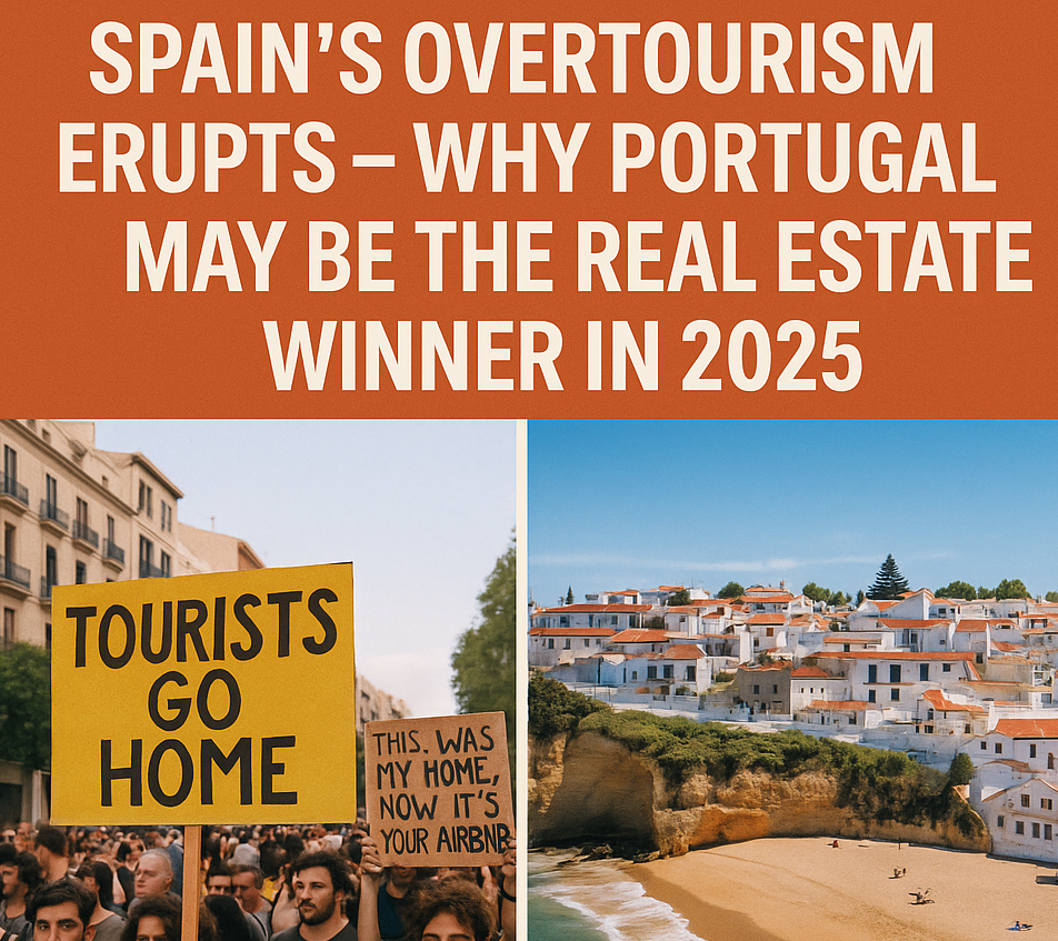 Spain’s Overtourism Erupts – Why Portugal May Be the Real Estate Winner in 2025