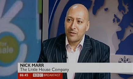 Nick Marr BBC Breakfast introducing online estate agency
